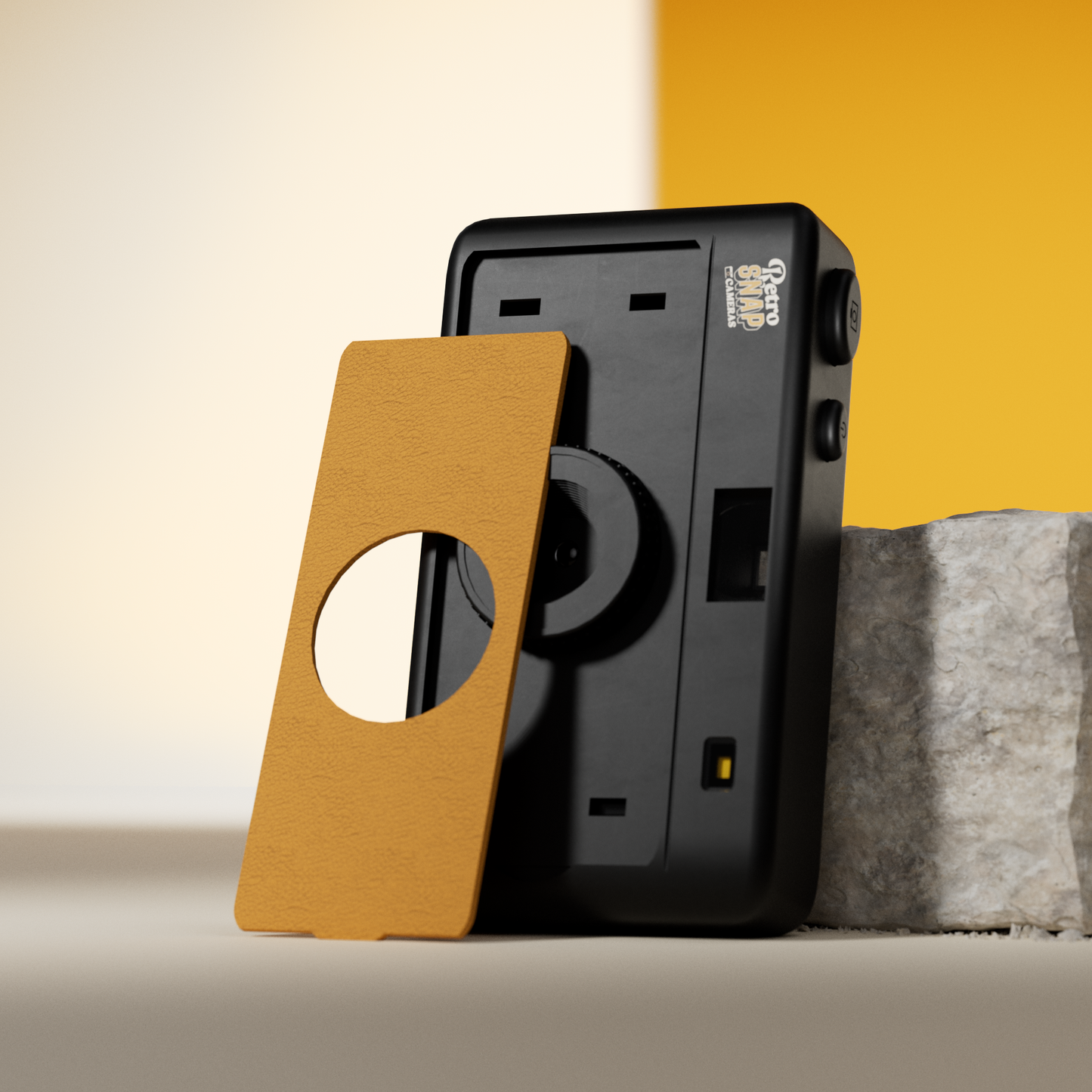 Retro Snap Interchangeable SnapFace - Camel