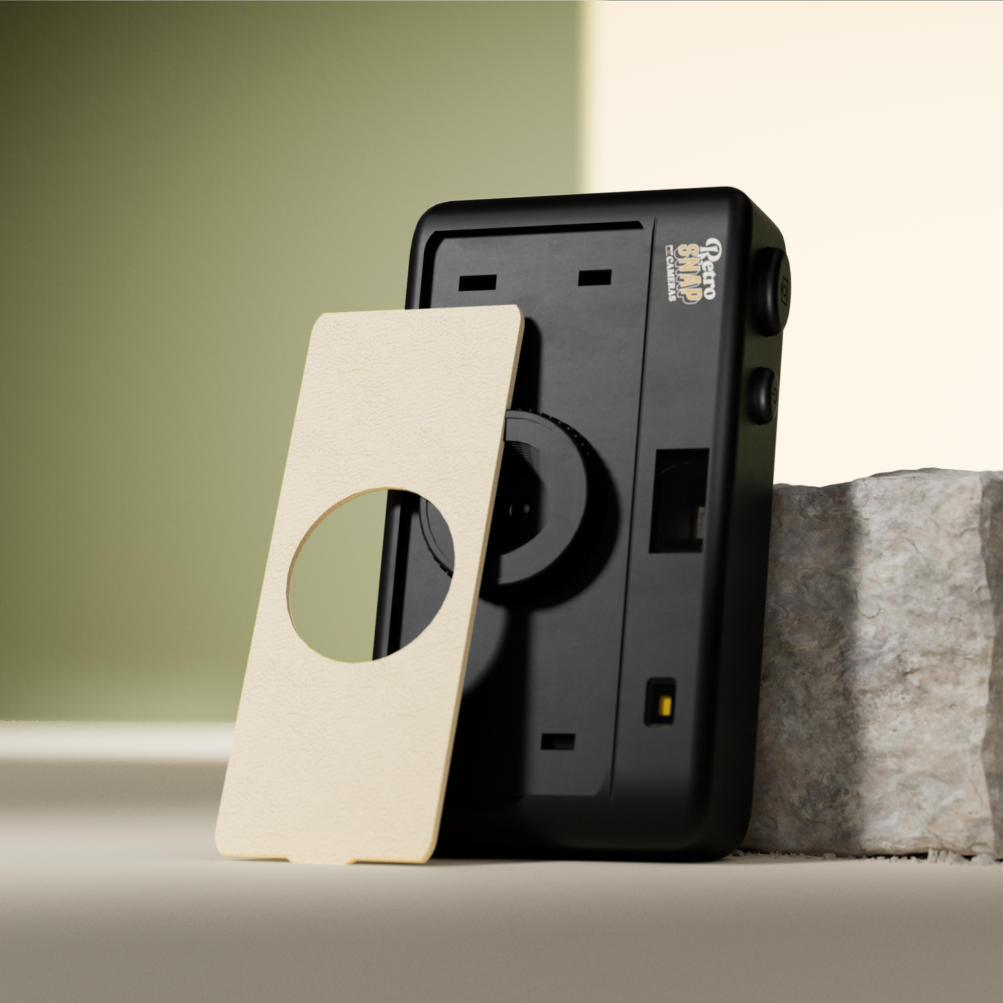 Retro Snap Interchangeable SnapFace - Ivory