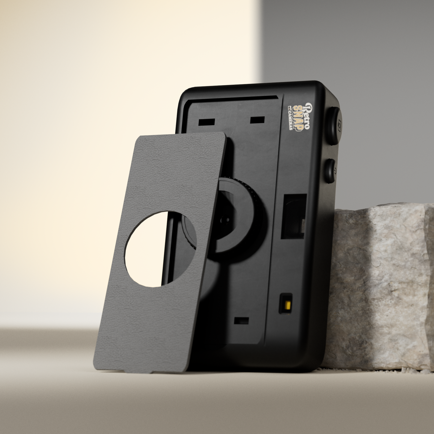 Retro Snap Interchangeable SnapFace - Ash Grey