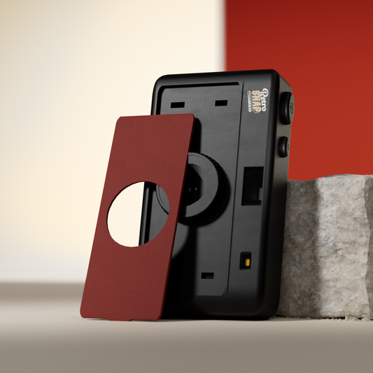 Retro Snap Interchangeable SnapFace - Cherry